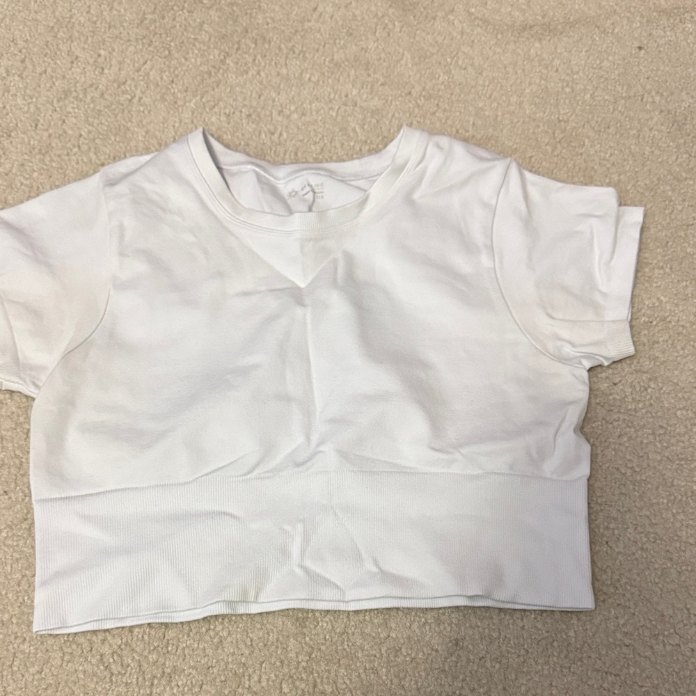 White Women's Crop Top